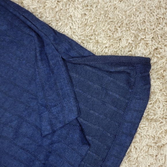 Matty M navy blue mock neck long sleeve tunic - Picture 7 of 8